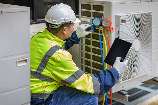 Professional Ductwork Repair technician working in Garfield, TX